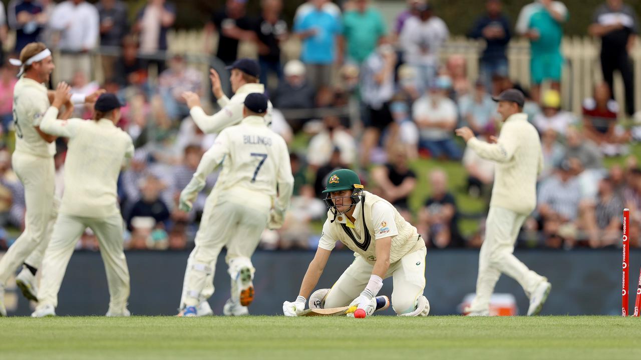 Marnus Labuschagne on the Hobart deck. Photo by Robert Cianflone/Getty Images