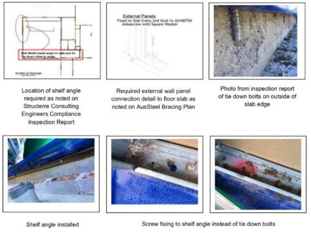 Scott Wilson shared a report showing work on the Oracle build that needs redoing.