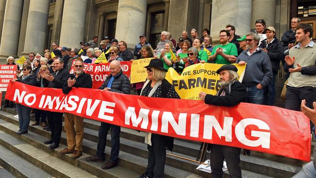 The Yorke Peninsula Land Owners Group led the protest. Picture: Tom Huntley