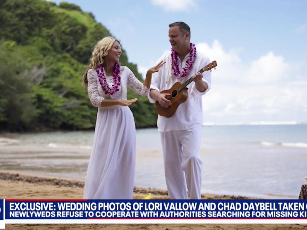 Lori Vallow and Chad Daybell at their wedding. Picture: Fox10