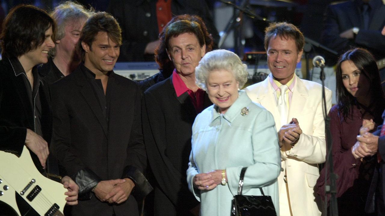 Ricky Martin (centre left) rose to stardom and became one of the biggest names in the music industry.