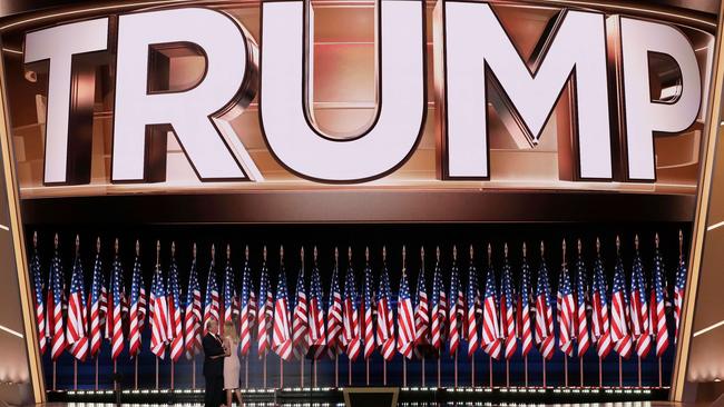 In case you didn’t notice, it was Trump’s night at the Republican convention. (Pic: Alex Wong/Getty Images/AFP)