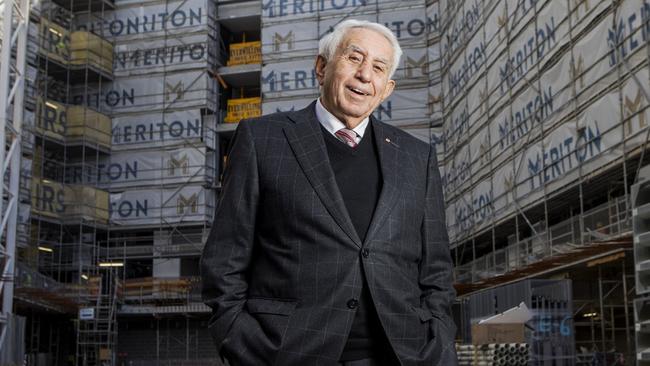 Harry Triguboff, whose Meriton Serviced Apartments was found by the ACCC to have deceived consumers by tampering with negative reviews. Photo: Hollie Adams.