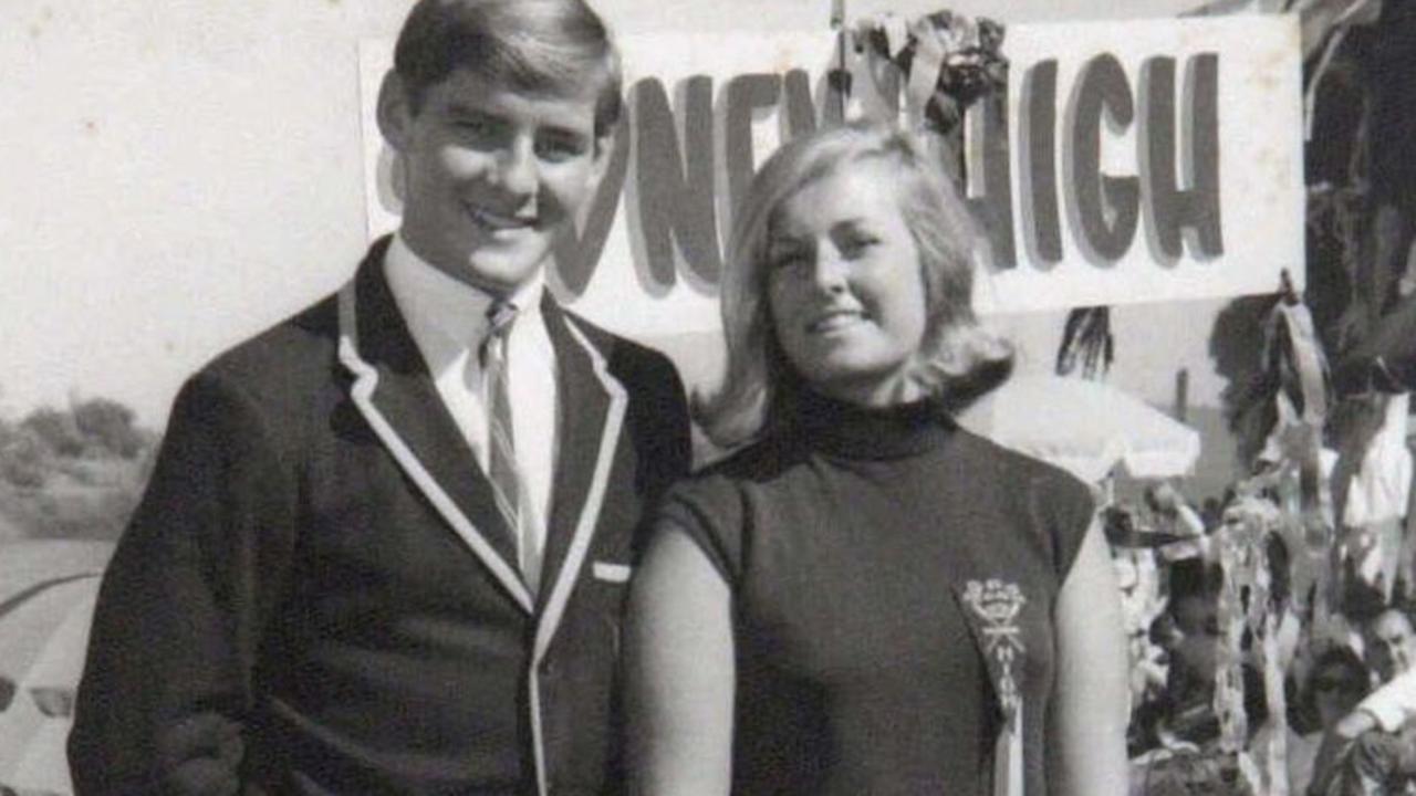 Dawson and Ms Simms as teenagers. Picture: Supplied