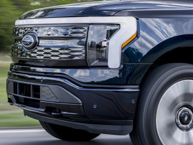 Photos of the 2021 Ford F150 Lightning (overseas model shown)