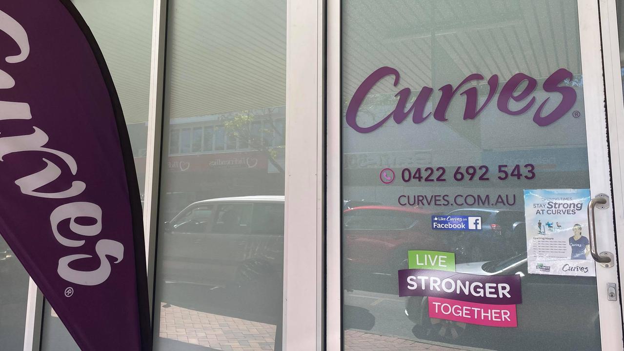 A second offensive sticker was found outside Curves fitness centre on Mary St.