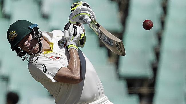 Australian captain Steve Smith was on the receiving end against Rabada. Picture: AP