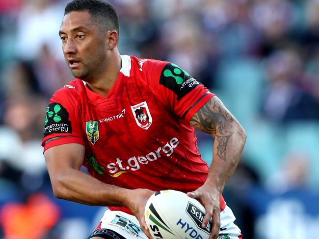 Benji Marshall’s immediate future at the Dragons is under a cloud. Picture: Gregg Porteous