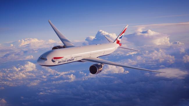 British Airways’s Boeing 777.