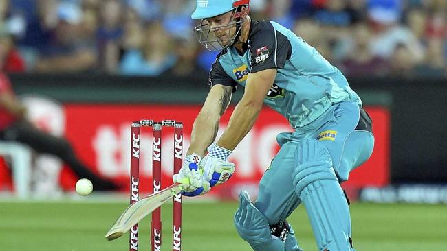 Chris Lynn of the Brisbane Heat. Picture: DAVID MARIUZ