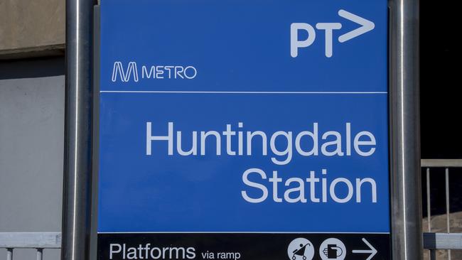 Huntingdale station is located in Melbourne’s southeast. Picture: Andy Brownbill