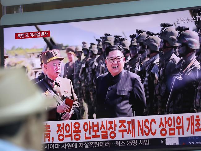 North Korea has fired a missile that flew over Japan. Picture: AP