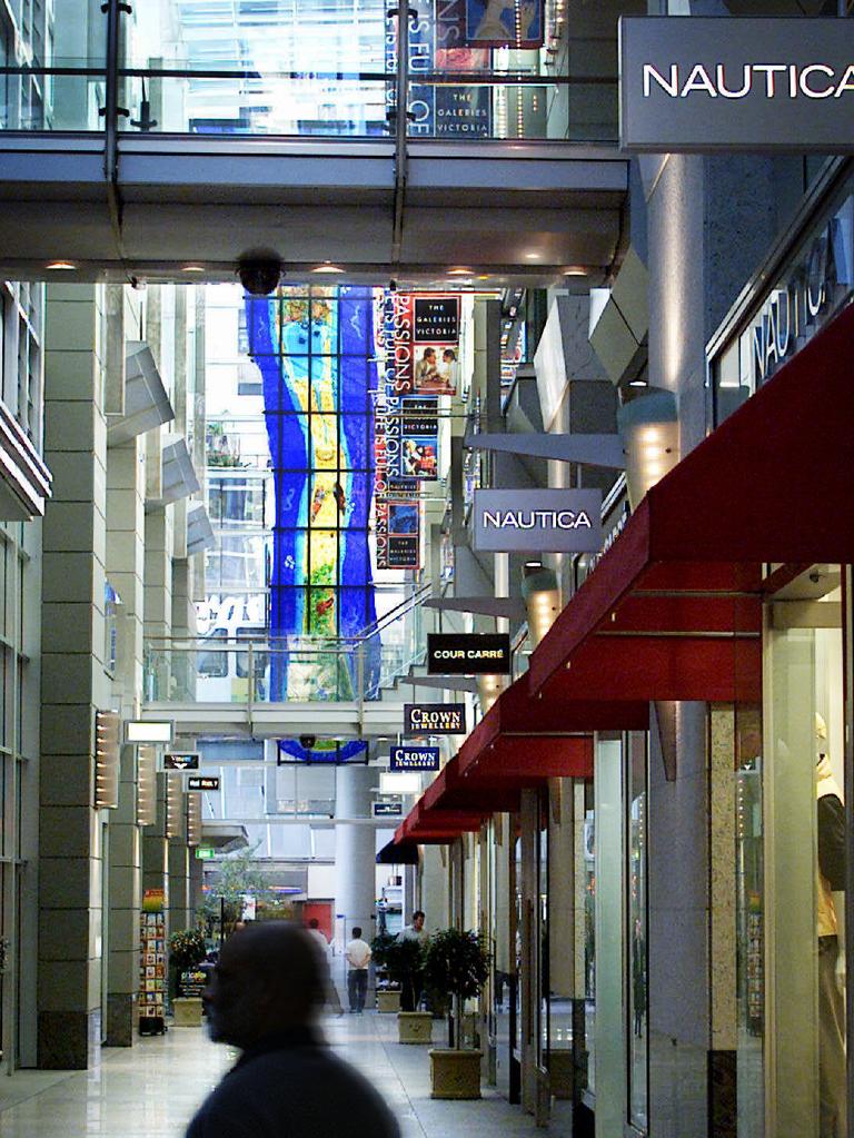The Galeries shopping centres in Sydney CBD. Picture Andrew Baler.