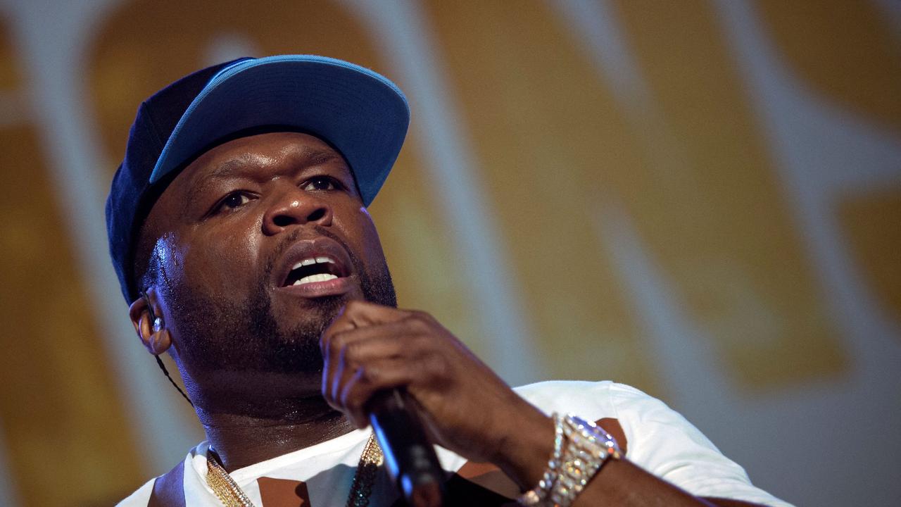 US rapper 50 Cent is on the last Australian leg of his The Final Lap tour. Picture: Bertrand Langlois / AFP