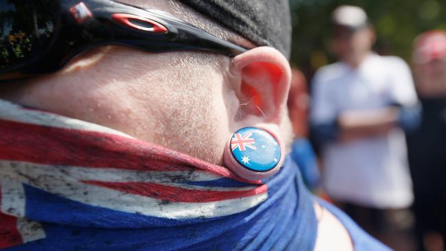 Oh, and nice earring, bra. Picture: Darrian Traynor/Getty Images