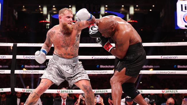 Jake Paul beat Mike Tyson, but it was a hollow victory (Photo by Al Bello/Getty Images for Netflix 2024)