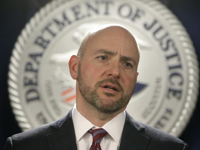 US lawyer for District of Massachusetts Andrew Lelling. Picture: AP Photo/Steven Senne