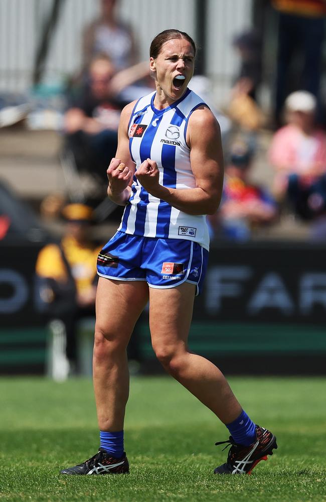 Garner put in the work during the off-season – and it’s showing on the field. Picture: James Elsby/AFL Photos