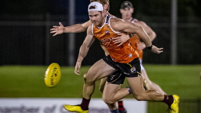 Brodie Filo in training for the NTFL rep side ahead of the 2024 Essendon clash. Picture: Patch Clapp / AFLNT Media