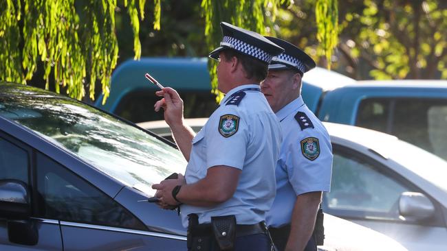 Emergency services were called to Maloney Street, Eastlakes, following reports a man was located injured on a footpath. NSW Ambulance paramedics assisted the man; however, he died at the scene. Picture: Gaye Gerard