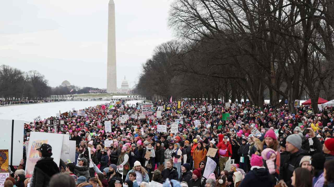 'Everything is at stake': Thousands gather in Washington to protest ...