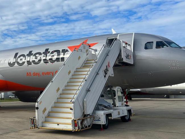 Jetstar Airbus Neo heading to Vanuatu.