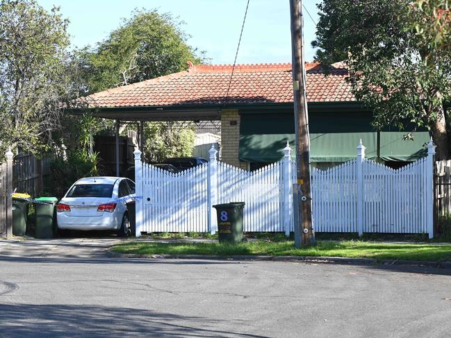 Police attended Mark Smith’s Frankston North home last Thursday. Picture: Tony Gough