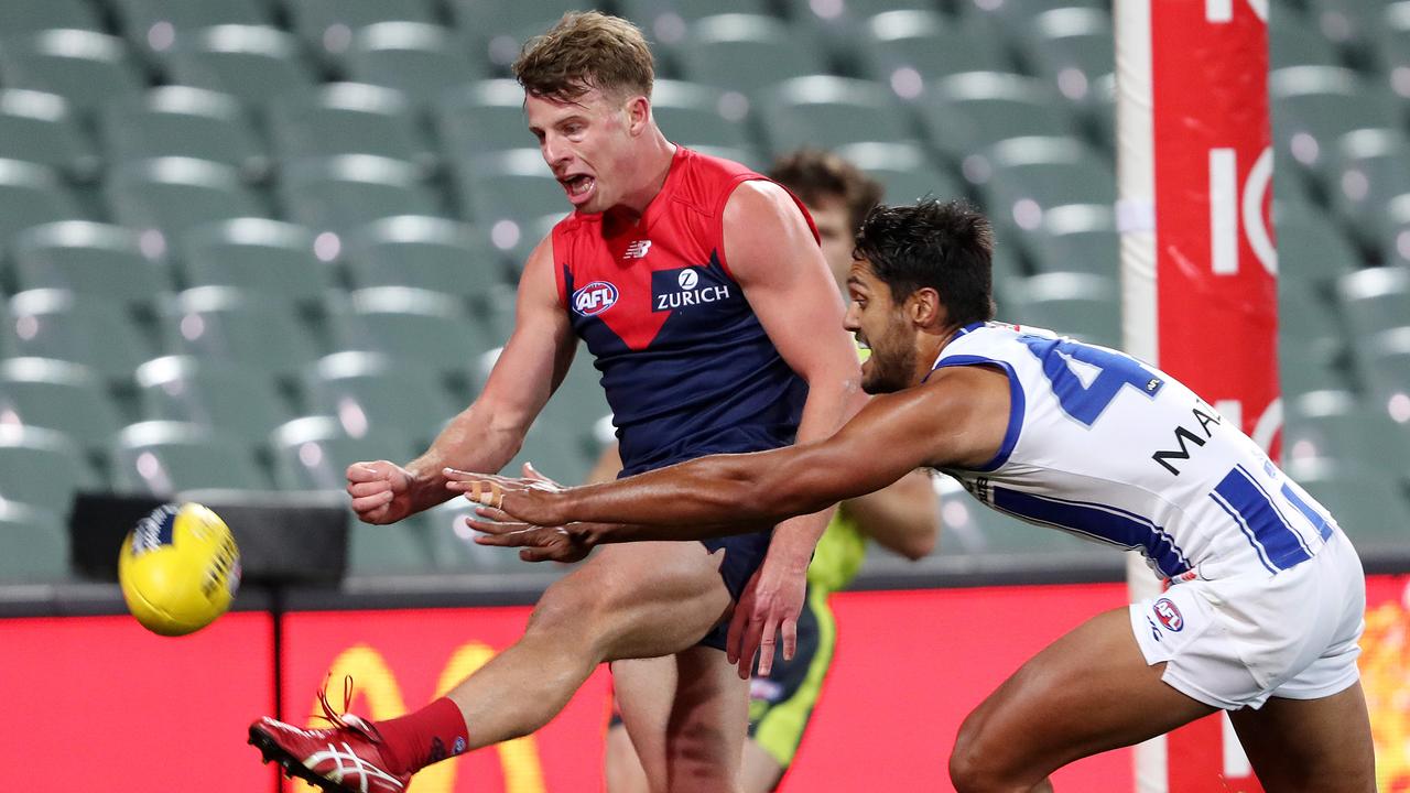 Mitch Hannan is returning to Whitten Oval, where he won VFL premiership with the Bulldogs. Picture: Sarah Reed