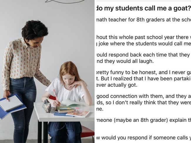 A teacher asked Reddit to explain her student's jokes, and the answers were so wholesome. Picture: iStock / Twitter: Robert Maguire