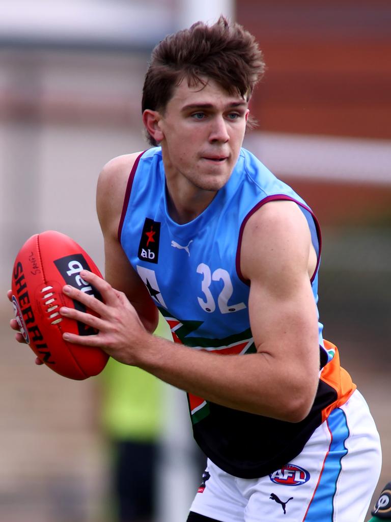 Ryan Eyers playing for the Allies in the Under-18 national carnival.