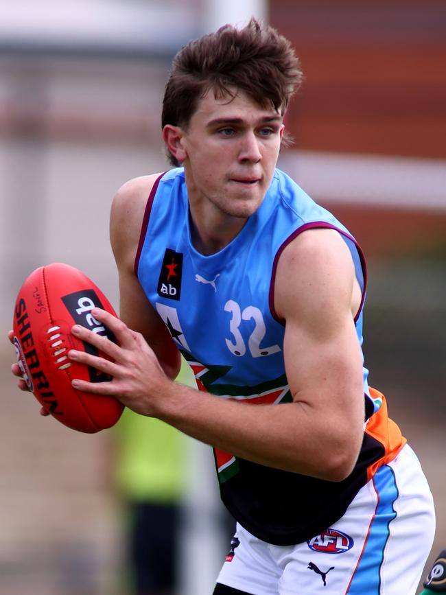 Ryan Eyers playing for the Allies in the Under-18 national carnival.