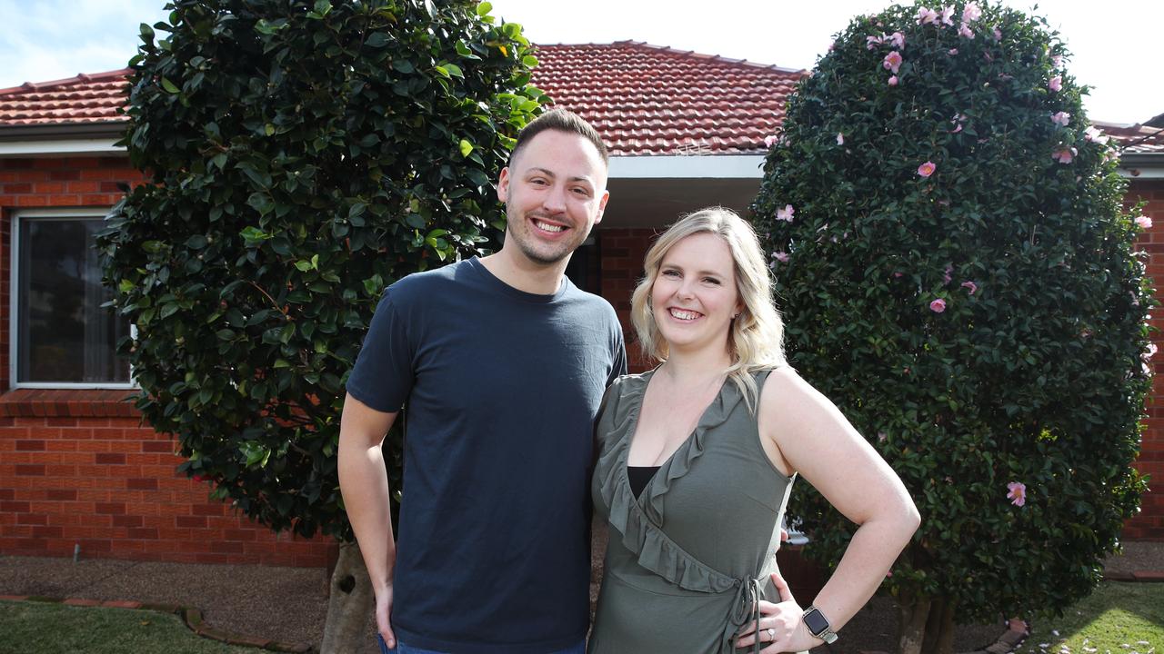 Samantha, 31, and husband Nathan, 30 decided to <a href="https://www.realestate.com.au/news/anxious-sellers-in-tears-at-auction-after-getting-345000-above-their-expectations/?rsf=syn:news:nca:dt:socref" target="_blank">sell their Ryde home and move to the Gold Coast</a> for a sea-change in June 2020. Picture: David Swift.