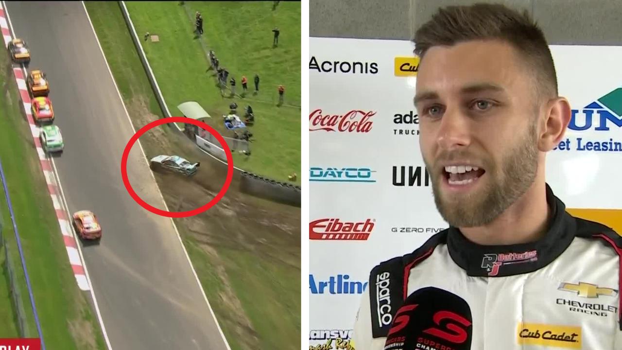 Drivers were left fuming after a wild early crash at Bathurst.