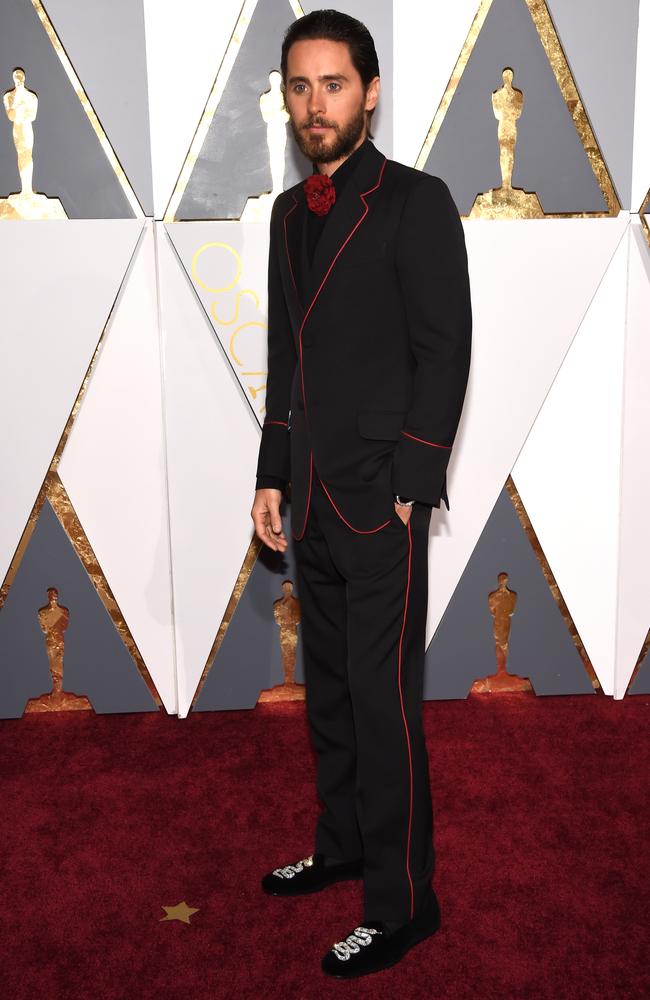 Jared Leto: Edwina Bartholomew’s pick for best dressed man. Picture: Ethan Miller/Getty Images