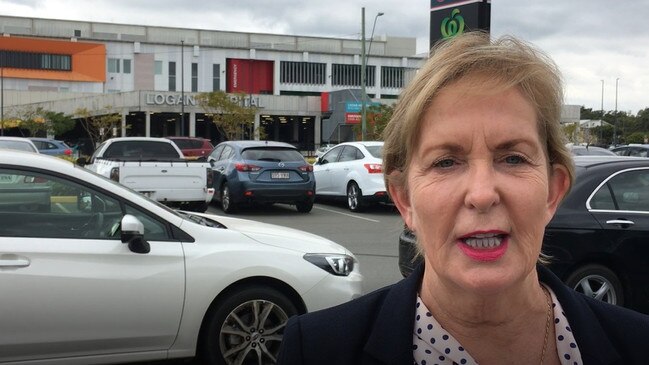 State Opposition Health spokeswoman Ros Bates at Logan Hospital. PHOTO: JUDITH KERR 