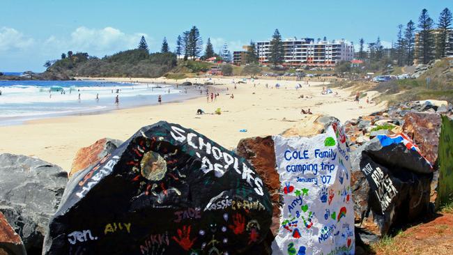 There are proposals to rebuild large sections of the Port Macquarie breakwall at Town Beach.