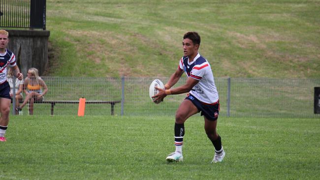 Byley Vaeau of the Central Coast Roosters Laurie Daley Cup team. Picture: Kevin Merrigan