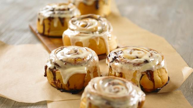 Cinnabon's famous cinnamon rolls. Picture: Cinnabon