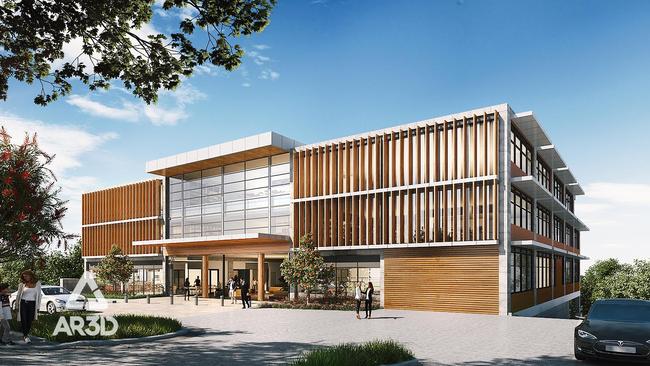 BHI Architects have lodged plans to build a three-storey medical hub in Dural