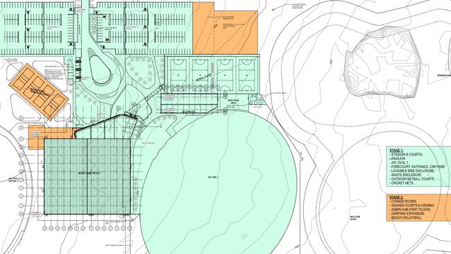 Plans for the Mildura South Regional Sporting Precinct.