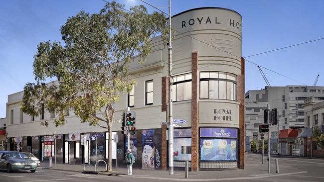 Footscray was the best suburb for downsizers, with apartments such as 4/158 Barkly Street, Footscray, in the old Royal Hotel for sale for just $330,000-$350,000.