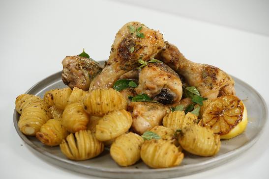 Cheat's roast chicken