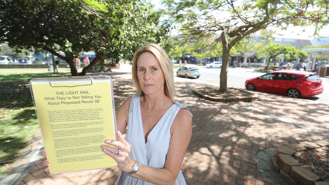 Karen Rowles is outraged the council has approved the third stage of the light rail to Burleigh. Picture by Richard Gosling