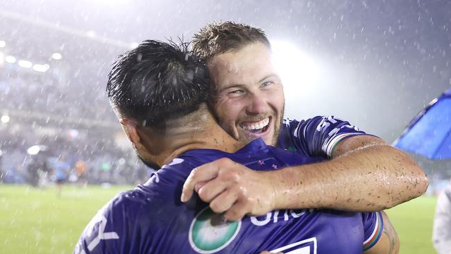 Teammates have rallied around Johnson who went through tough times in 2022 but is playing some of his best footy in years. Picture: Mark Kolbe/Getty Images