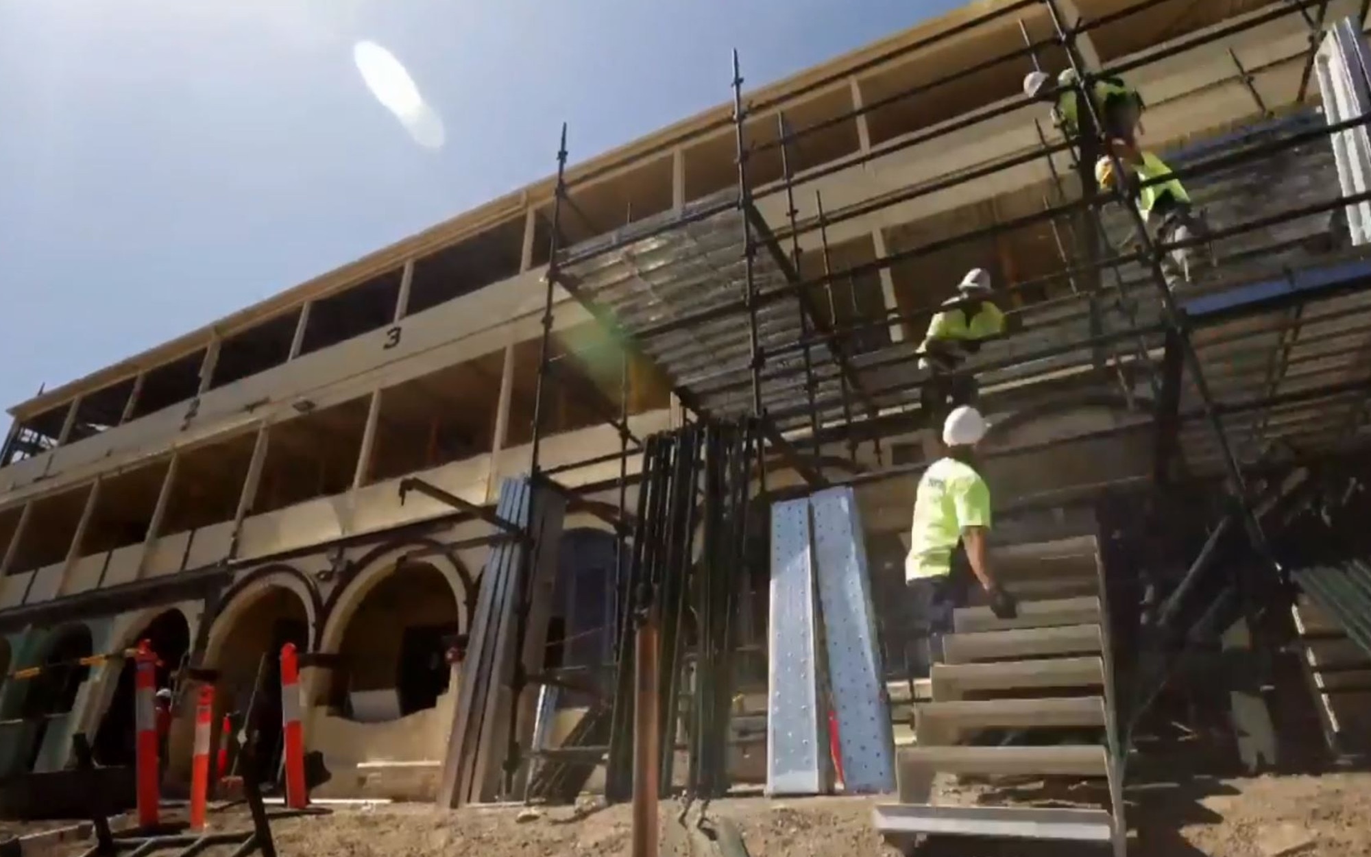 The Oslo is The Block's biggest renovation challenge yet. Picture: Channel 9