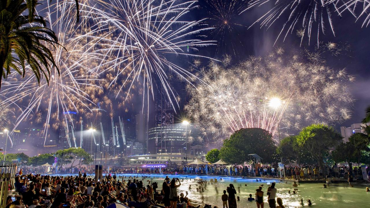 Brisbane New Years Eve 2019 Fireworks, South Bank, Kangaroo Point The Courier Mail