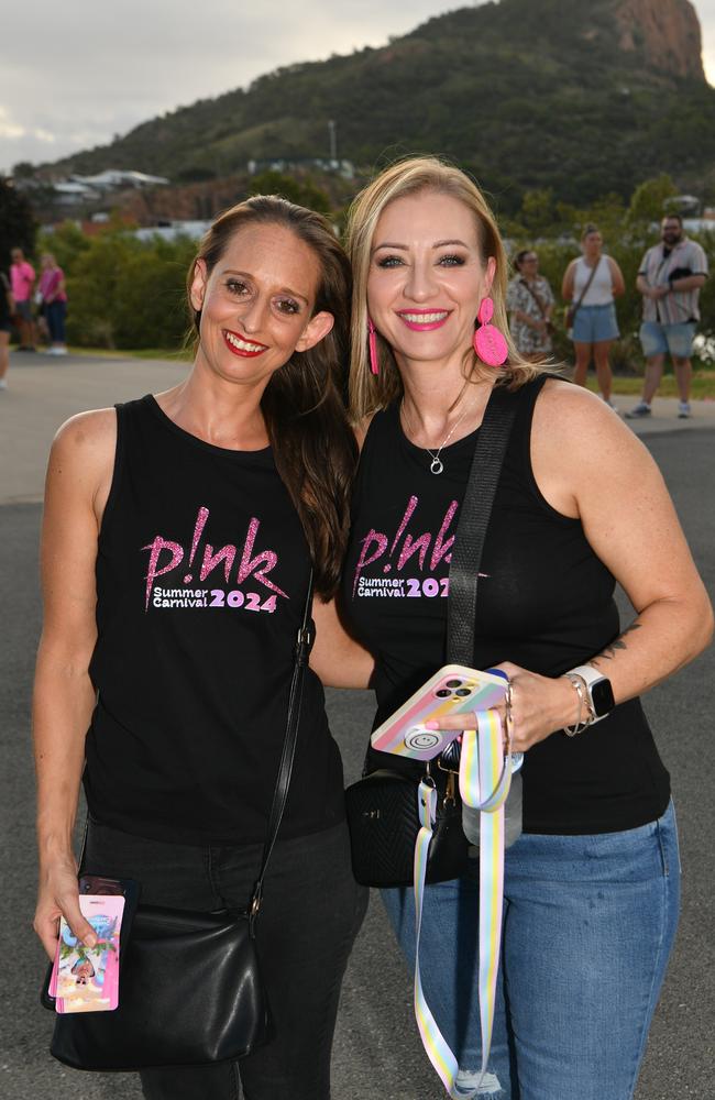 Socials at Pink convert at Townsville's Quensland Country Bank Stadium. Picture: Evan Morgan