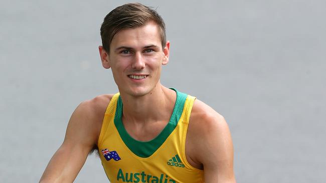 Dane Bird-Smith finished fourth in the men’s 20km at the world race walking championships despite suffering a fever. Pic Peter Wallis