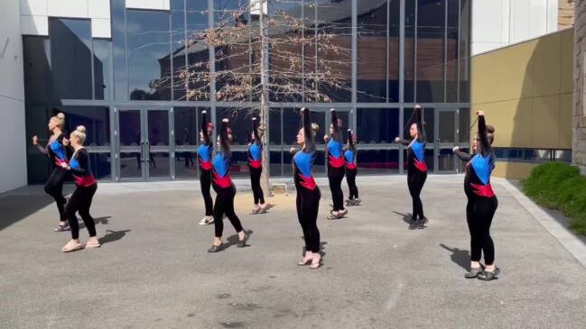 Pentland Calisthenics College rehearse