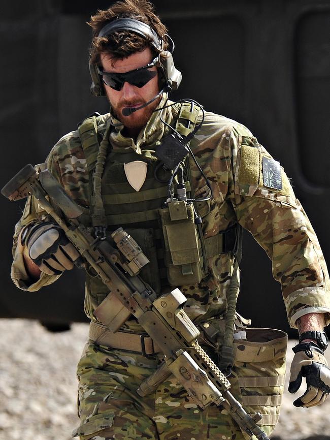 SAS Corporal Roberts-Smith in Afghanistan in 2010.